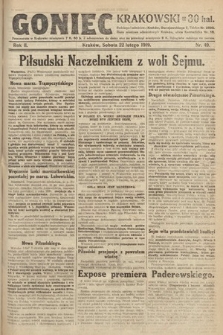 Goniec Krakowski. 1919, nr 49