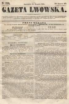 Gazeta Lwowska. 1853, nr 219