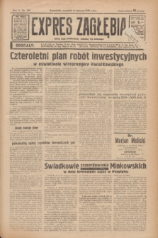 Expres Zagłębia : jedyny organ demokratyczny niezależny woj. kieleckiego. R.11, nr 159 (11 czerwca 1936)