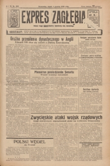 Expres Zagłębia : jedyny organ demokratyczny niezależny woj. kieleckiego. R.11, nr 333 (4 grudnia 1936)