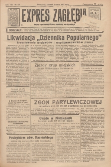 Expres Zagłębia : jedyny organ demokratyczny niezależny woj. kieleckiego. R.12, nr 65 (4 marca 1937)