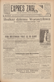 Expres Zagłębia : jedyny organ demokratyczny niezależny woj. kieleckiego. R.12, nr 163 (14 czerwca 1937)