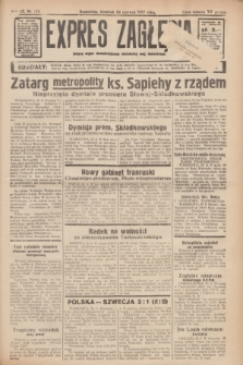 Expres Zagłębia : jedyny organ demokratyczny niezależny woj. kieleckiego. R.12, nr 173 (24 czerwca 1937)