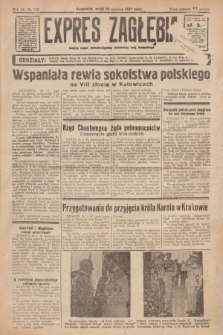 Expres Zagłębia : jedyny organ demokratyczny niezależny woj. kieleckiego. R.12, nr 179 (30 czerwca 1937)