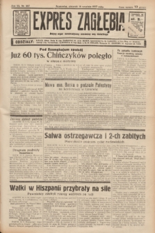 Expres Zagłębia : jedyny organ demokratyczny niezależny woj. kieleckiego. R.12, nr 257 (16 września 1937)