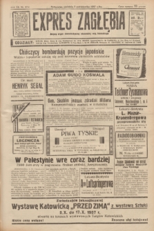 Expres Zagłębia : jedyny organ demokratyczny niezależny woj. kieleckiego. R.12, nr 274 (3 października 1937)