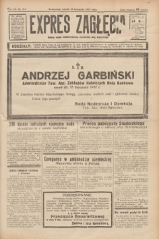 Expres Zagłębia : jedyny organ demokratyczny niezależny woj. kieleckiego. R.12, nr 317 (16 listopada 1937)