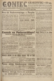 Goniec Krakowski. 1919, nr 126