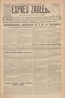 Expres Zagłębia : jedyny organ demokratyczny niezależny woj. kieleckiego. R.13, nr 174 (27 czerwca 1938)