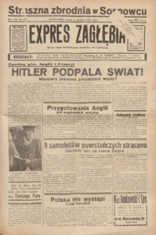 Expres Zagłębia : jedyny organ demokratyczny niezależny woj. kieleckiego. R.13, nr 224 (17 sierpnia 1938)