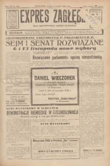 Expres Zagłębia : jedyny organ demokratyczny niezależny woj. kieleckiego. R.13, nr 252 (14 września 1938)