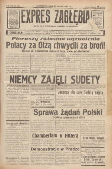 Expres Zagłębia : jedyny organ demokratyczny niezależny woj. kieleckiego. R.13, nr 261 (23 września 1938)