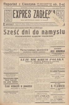 Expres Zagłębia : jedyny organ demokratyczny niezależny woj. kieleckiego. R.13, nr 263 (25 września 1938) + wkładka