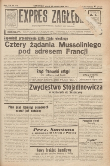 Expres Zagłębia : jedyny organ demokratyczny niezależny woj. kieleckiego. R.13, nr 342 (13 grudnia 1938)