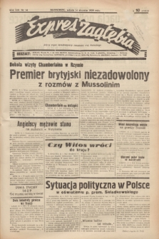 Expres Zagłębia : jedyny organ demokratyczny niezależny woj. kieleckiego. R.14, nr 14 (14 stycznia 1939)