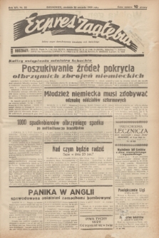 Expres Zagłębia : jedyny organ demokratyczny niezależny woj. kieleckiego. R.14, nr 22 (22 stycznia 1939) + wkładka