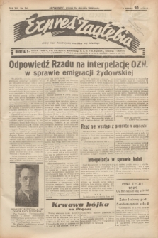 Expres Zagłębia : jedyny organ demokratyczny niezależny woj. kieleckiego. R.14, nr 24 (24 stycznia 1939)