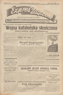 Expres Zagłębia : jedyny organ demokratyczny niezależny woj. kieleckiego. R.14, nr 43 (12 lutego 1939) + wkładka