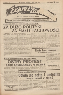 Expres Zagłębia : jedyny organ demokratyczny niezależny woj. kieleckiego. R.14, nr 47 (16 lutego 1939)