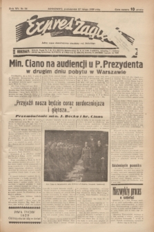 Expres Zagłębia : jedyny organ demokratyczny niezależny woj. kieleckiego. R.14, nr 58 (27 lutego 1939)