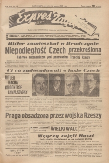 Expres Zagłębia : jedyny organ demokratyczny niezależny woj. kieleckiego. R.14, nr 75 (16 marca 1939)