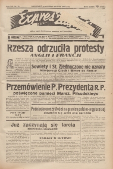 Expres Zagłębia : jedyny organ demokratyczny niezależny woj. kieleckiego. R.14, nr 79 (20 marca 1939)