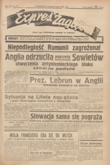 Expres Zagłębia : jedyny organ demokratyczny niezależny woj. kieleckiego. R.14, nr 81 (22 marca 1939)