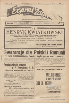 Expres Zagłębia : jedyny organ demokratyczny niezależny woj. kieleckiego. R.14, nr 90 (31 marca 1939)