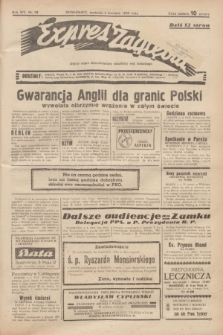 Expres Zagłębia : jedyny organ demokratyczny niezależny woj. kieleckiego. R.14, nr 92 (2 kwietnia 1939)