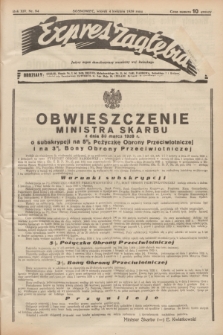 Expres Zagłębia : jedyny organ demokratyczny niezależny woj. kieleckiego. R.14, nr 94 (4 kwietnia 1939)