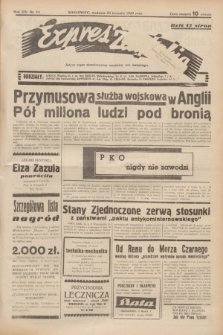 Expres Zagłębia : jedyny organ demokratyczny niezależny woj. kieleckiego. R.14, nr 111 (23 kwietnia 1939)