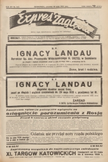 Expres Zagłębia : jedyny organ demokratyczny niezależny woj. kieleckiego. R.14, nr 143 (25 maja 1939)