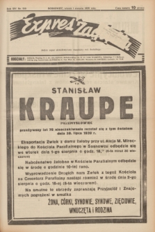 Expres Zagłębia : jedyny organ demokratyczny niezależny woj. kieleckiego. R.14, nr 210 (1 sierpnia 1939)
