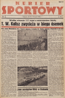 Kurier Sportowy. R.1, nr 4 (12-18 sierpnia 1945)