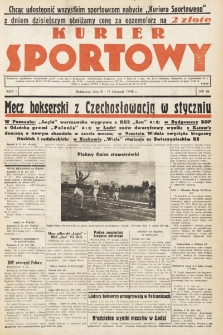 Kurier Sportowy. R.1, nr 16 (5-11 listopada 1945)