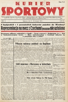 Kurier Sportowy. R.1, nr 18 (18-24 listopada 1945)