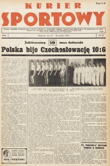 Kurier Sportowy. R.1, nr 22 (16-22 grudnia 1945)