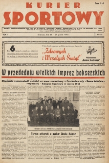 Kurier Sportowy. R.1, nr 23 (23-29 grudnia 1945)