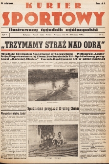Kurier Sportowy. R.2, nr 15 (14-20 kwietnia 1946)