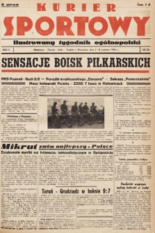 Kurier Sportowy. R.2, nr 22 (2-8 czerwca 1946)