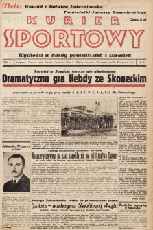 Kurier Sportowy. R.2, nr 34 (22-25 sierpnia 1946)