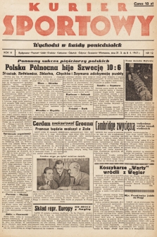 Kurier Sportowy. R.3, nr 12 (31 marca - 8 kwietnia 1947)