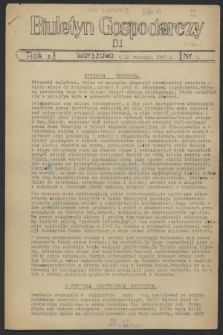 Biuletyn Gospodarczy. R.2, nr 2 (12 stycznia 1943)