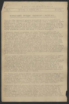 Biuletyn Gospodarczy. R.2, nr 13/14 (12 kwietnia 1943)