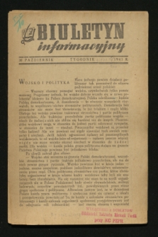 Biuletyn Informacyjny : tygodnik. 1941, (30 października)