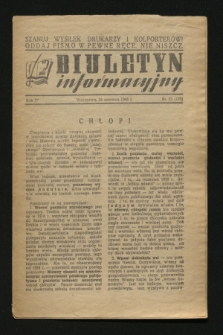 Biuletyn Informacyjny. R.4, nr 25 (25 czerwca 1942) = nr 129