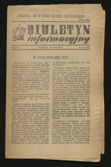 Biuletyn Informacyjny. R.4, nr 29 (23 lipca 1942) = nr 133