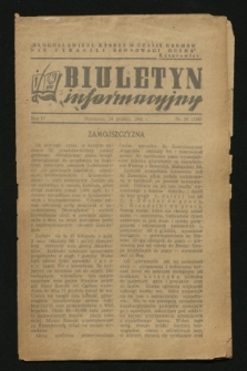Biuletyn Informacyjny. R.4, nr 50 (24 grudnia 1942) = nr 154