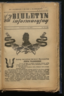 Biuletyn Informacyjny. R.5, nr 19 (13 maja 1943) = nr 174