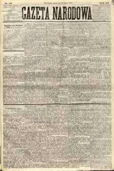 Gazeta Narodowa. 1876, nr 45